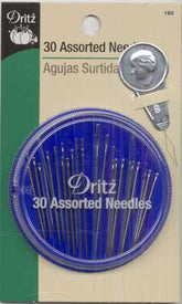 Dritz Prym Dritz Assorted Hand Needles with Threader in Dispenser 30ct